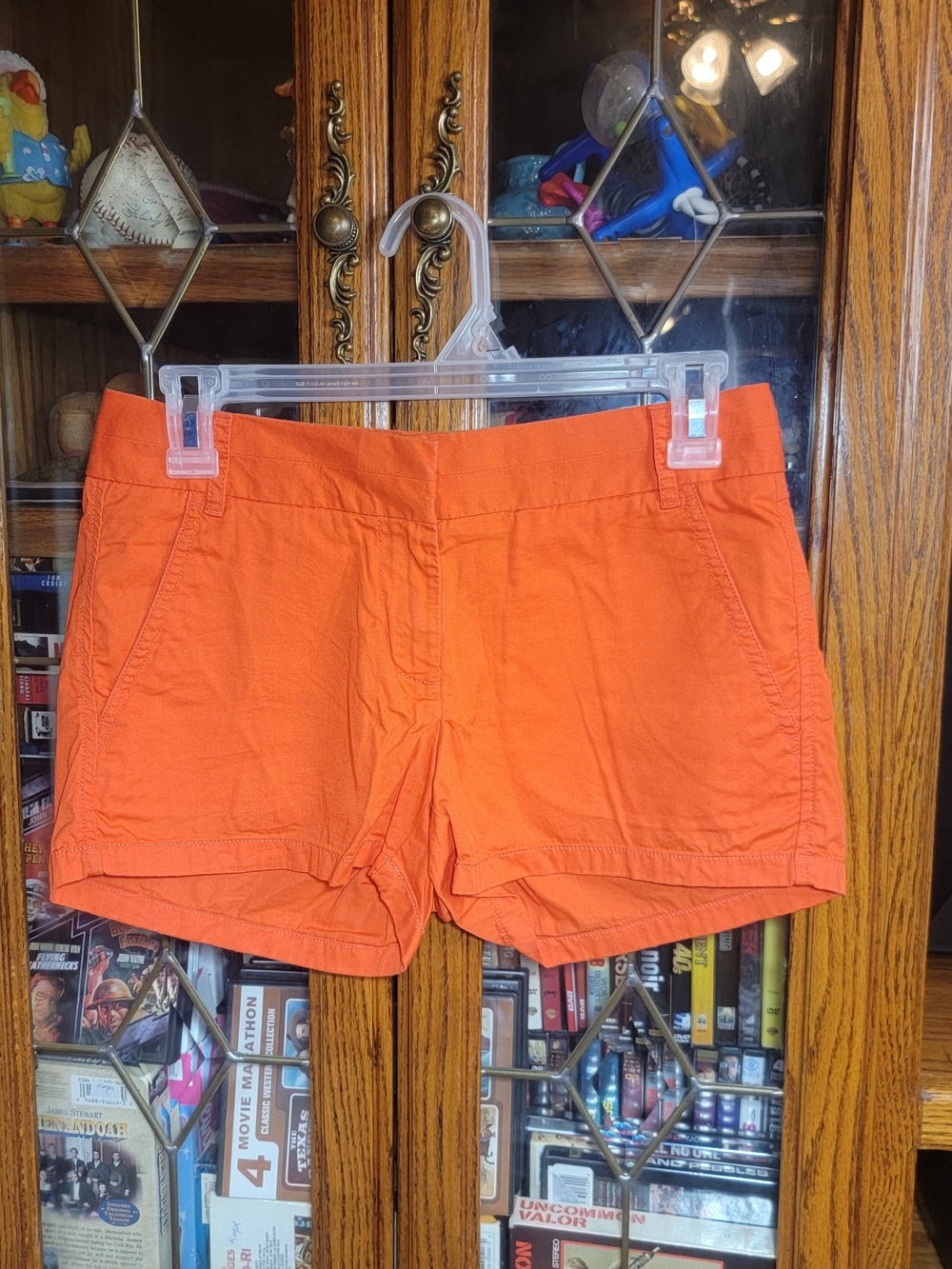 J. Crew Orange Cotton Casual Women's Shorts Size 00